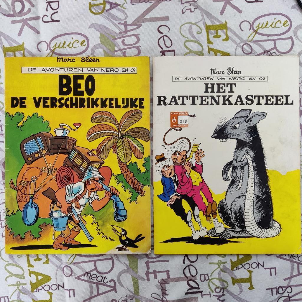 Lot strips Nero (zwartwit-  zie beschrijving), Boeken, Stripverhalen, Gelezen, Meerdere stripboeken, Ophalen of Verzenden