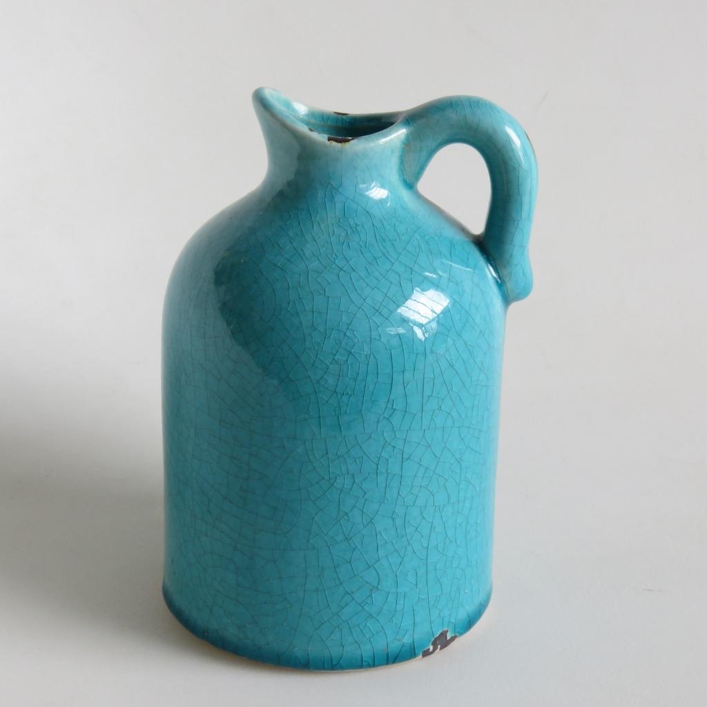 Vase en céramique bleu clair, Enlèvement ou Envoi