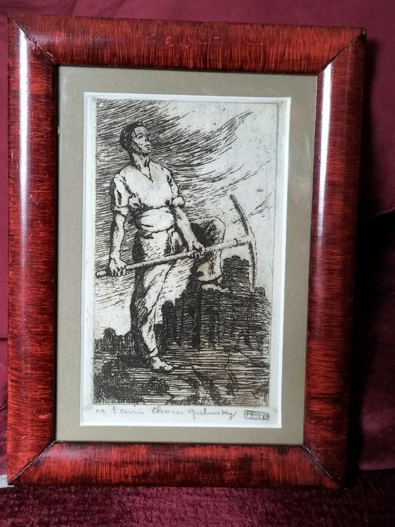 Ouvrier de carrière par François Pycke, Enlèvement ou Envoi