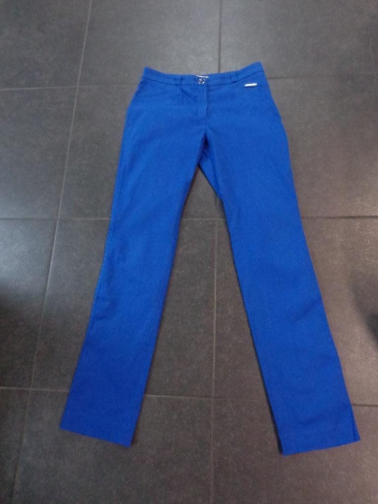 Broek Divas 38 kobaltblauw, Kleding | Dames, Maat 38/40 (M), Blauw, Ophalen of Verzenden, Zo goed als nieuw