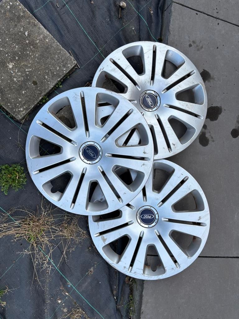 Ford wieldoppen origineel 4 stuks caches, Enlèvement