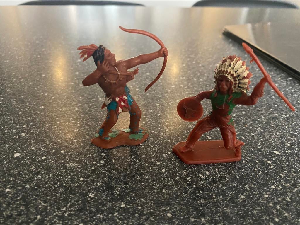 Crescent toy indianen, Ophalen of Verzenden, Gebruikt