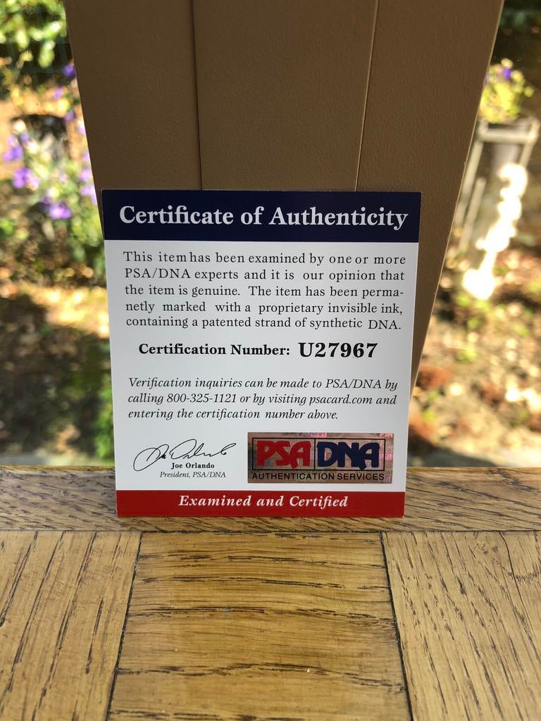 Handtekening 39ste President VS Jimmy Carter + PSA certif, Ophalen of Verzenden, Zo goed als nieuw