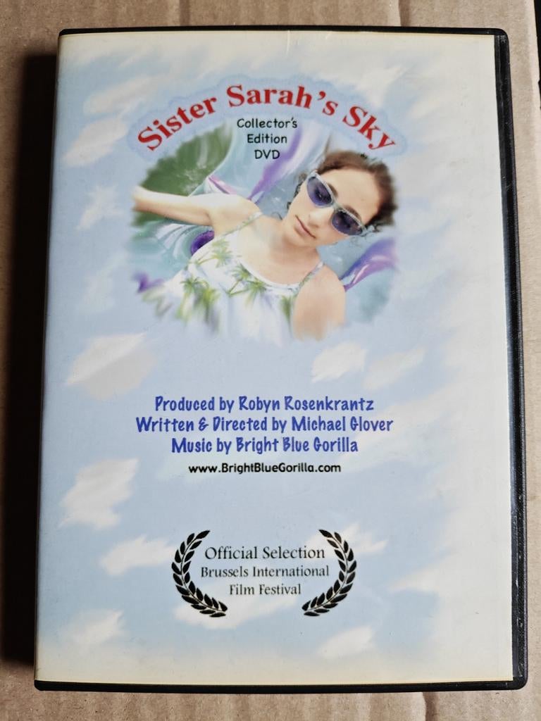 Sister Sarah's Sky (Bright Blue Gorilla) - zeldzaam, Vanaf 12 jaar, Ophalen of Verzenden, Gebruikt, Actiekomedie