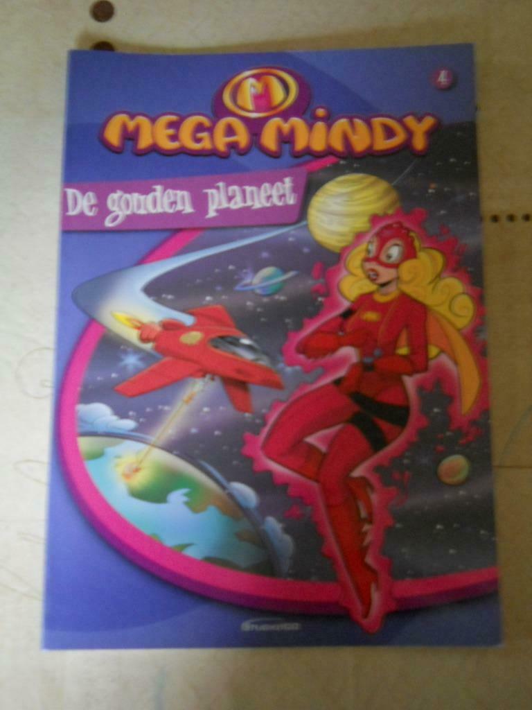 Mega Mindy De gouden planeet Nr 4, Eén stripboek, Ophalen of Verzenden, Gelezen