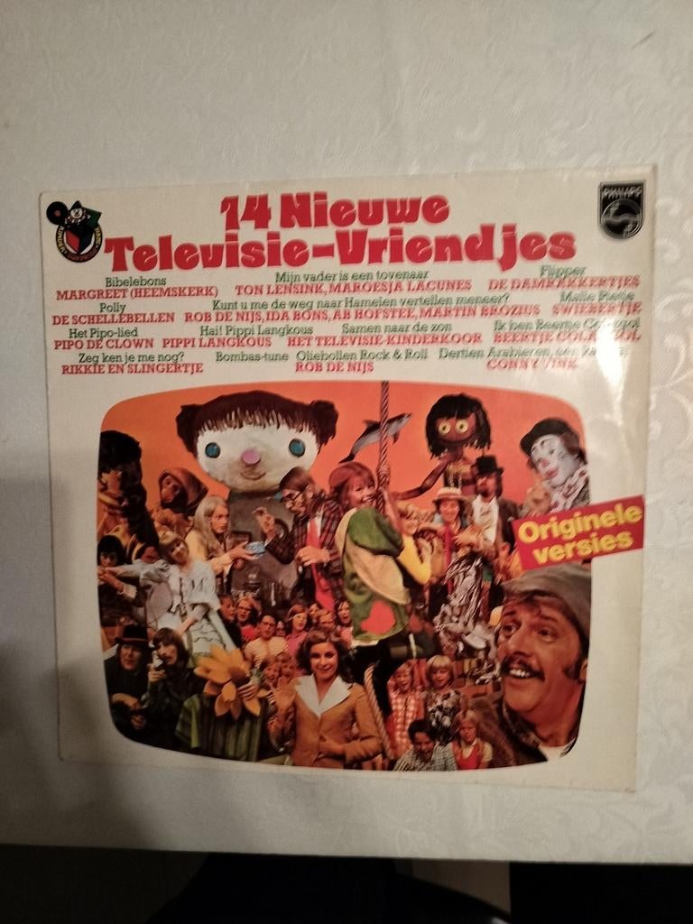Zéér goede lp 14 nieuwe televisie vriendjes, Cd's en Dvd's, Vinyl | Kinderen en Jeugd, Ophalen of Verzenden, Zo goed als nieuw