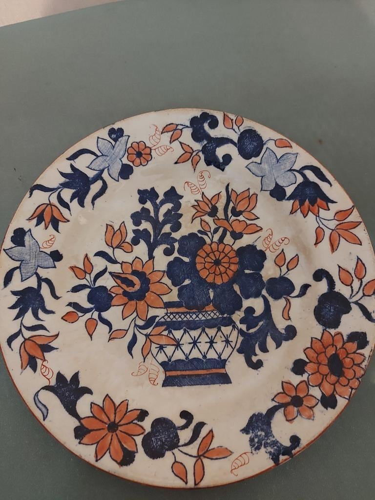 Antiek Mason ironstone bord 24 cm, Ophalen of Verzenden