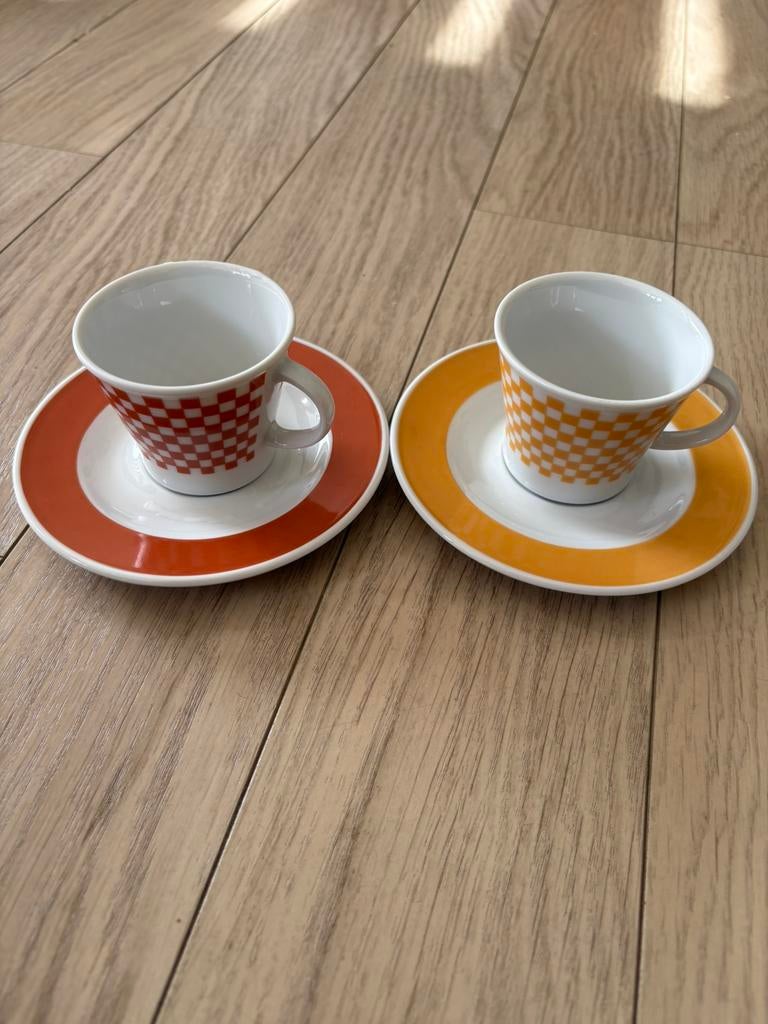 Tasses et soucoupes à espresso Winterling « Take it », Antiquités & Art, Antiquités | Services (vaisselle) pièces, Enlèvement ou Envoi
