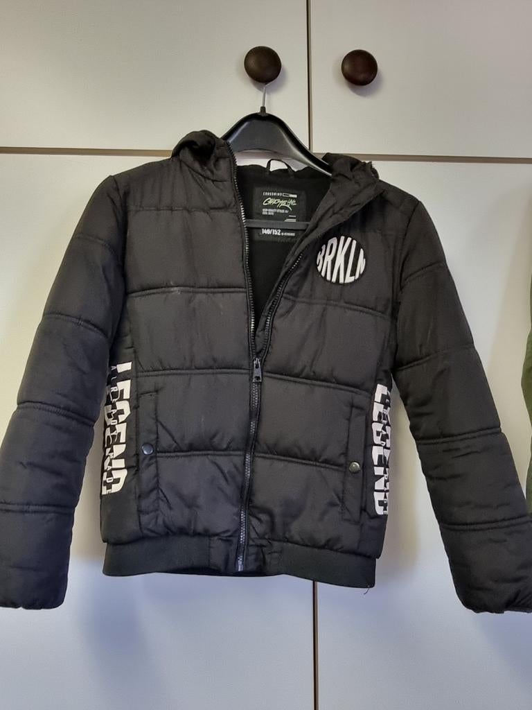 Winterjas voor jongens - zwart, Kinderen en Baby's, Ophalen, Zo goed als nieuw, Jongen, Jas