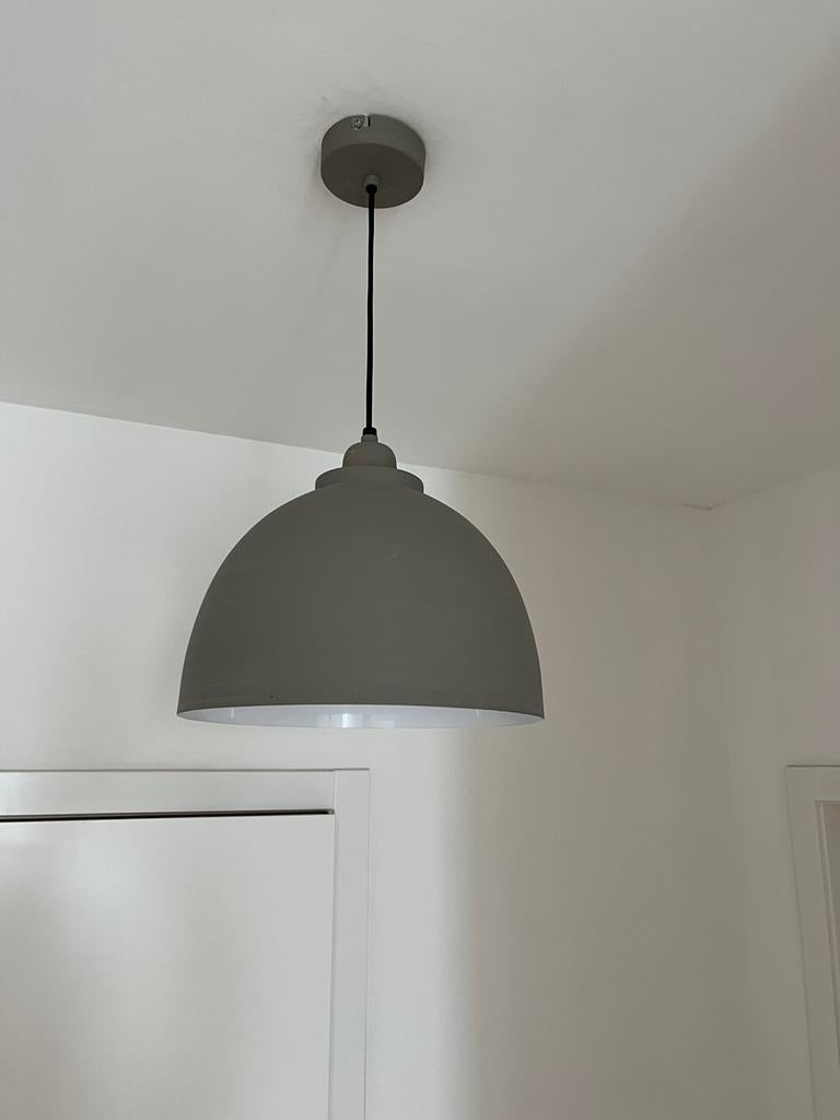 Hanglamp in beton finish, Huis en Inrichting, Ophalen, Zo goed als nieuw, Landelijk
