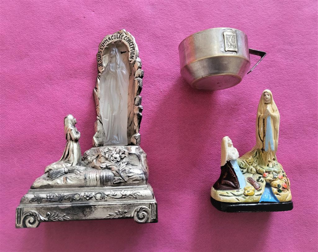 3 oude voorwerpen uit Lourdes, Ophalen of Verzenden
