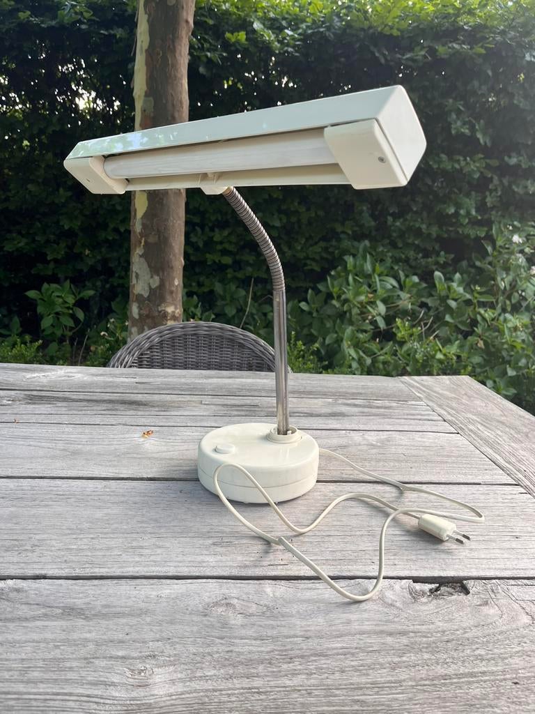 Retro bureaulamp, Huis en Inrichting, Ophalen of Verzenden, Gebruikt, Kunststof, Jaren 70
