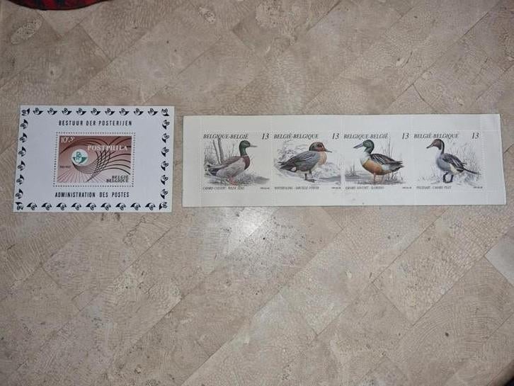 „Ducks” postzegelboekje + 1 Postphila-vel, Niet gestempeld, Frankeerzegel, Ophalen of Verzenden, Postfris