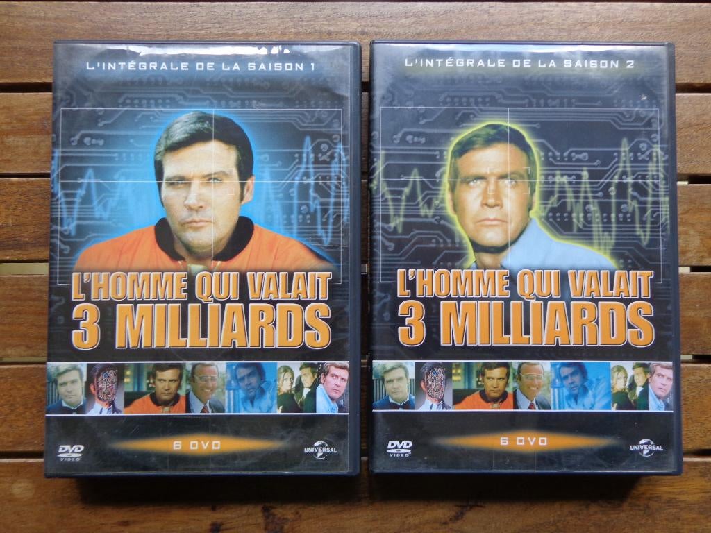 )))   L' Homme qui valait 3 Milliards // Saison 1 et 2  (((, Alle leeftijden, Boxset, Ophalen of Verzenden, Zo goed als nieuw