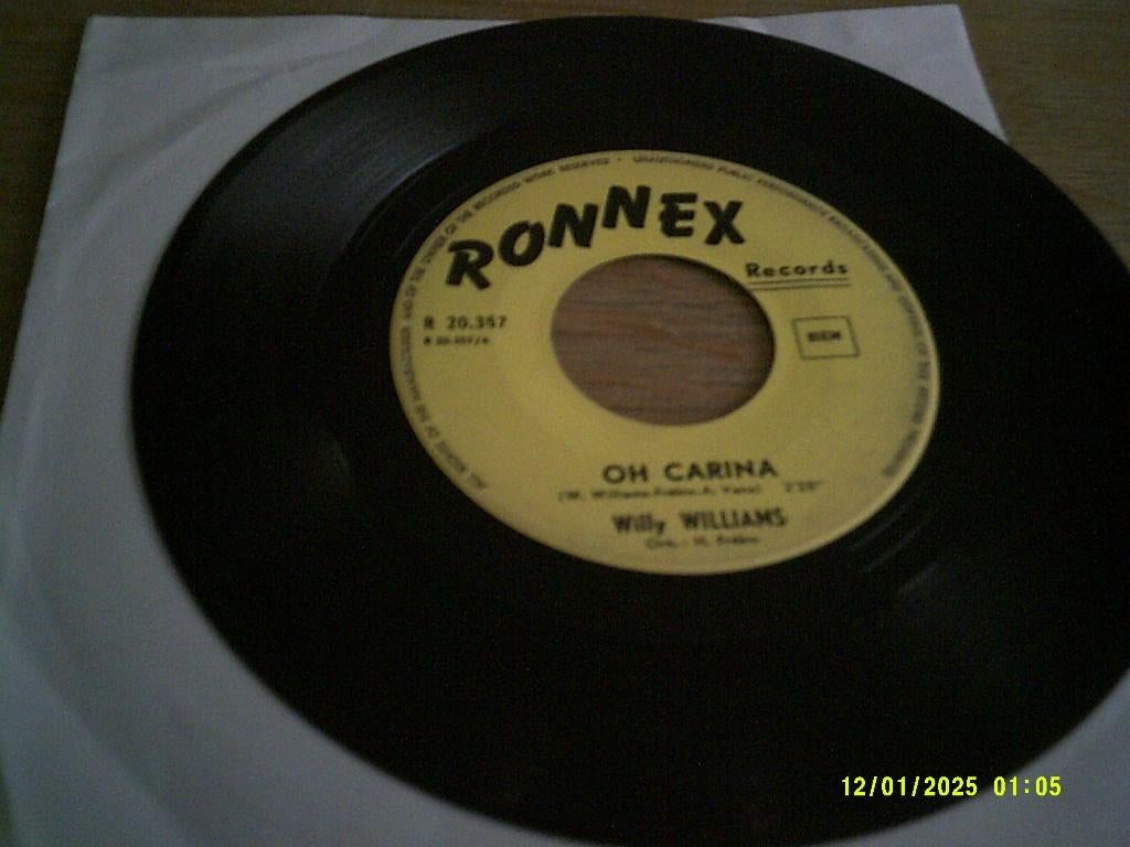 Willy Williams ‎– Oh! Carina/ vinyl singel - 1964, Ophalen of Verzenden, Gebruikt, Overige formaten, Pop