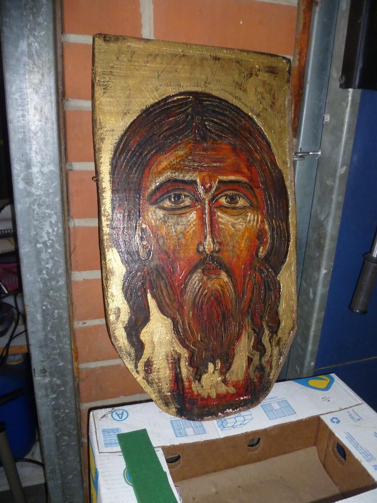 SCHILDERIJ OP HOUT, Enlèvement