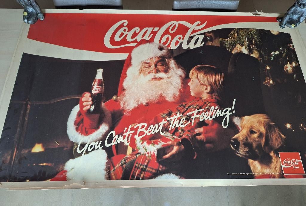 Originele vintage memorabiliaprints Coca Cola en Sprite, Verzamelen, Ophalen, Gebruikt, Deurposter of groter, Rechthoekig Liggend