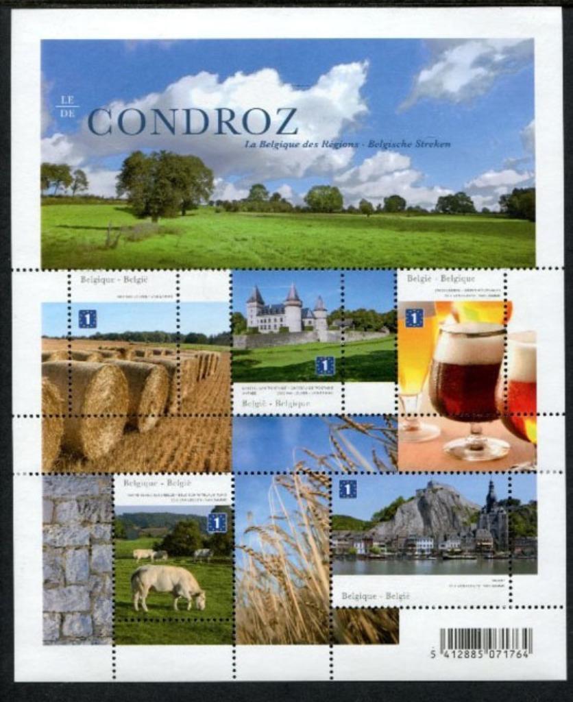 1 blok BL202 de condroz, Frankeerzegel, Ophalen of Verzenden, Zonder stempel, Postfris