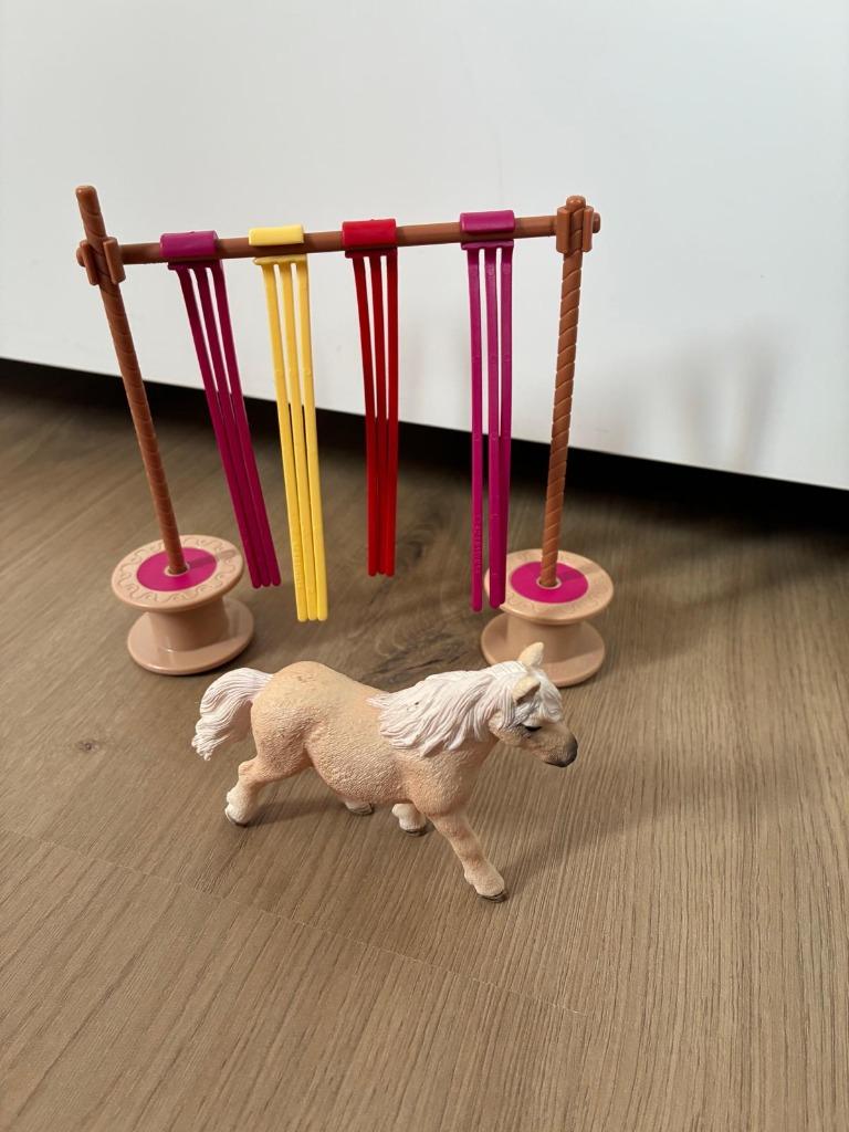 Schleich - Gordijnparcours, Verzamelen, Ophalen, Zo goed als nieuw