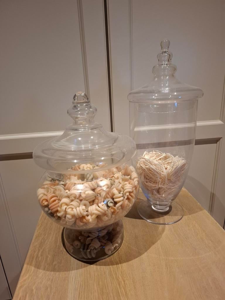Glazen voorraad potten Riviera Maison, Ophalen
