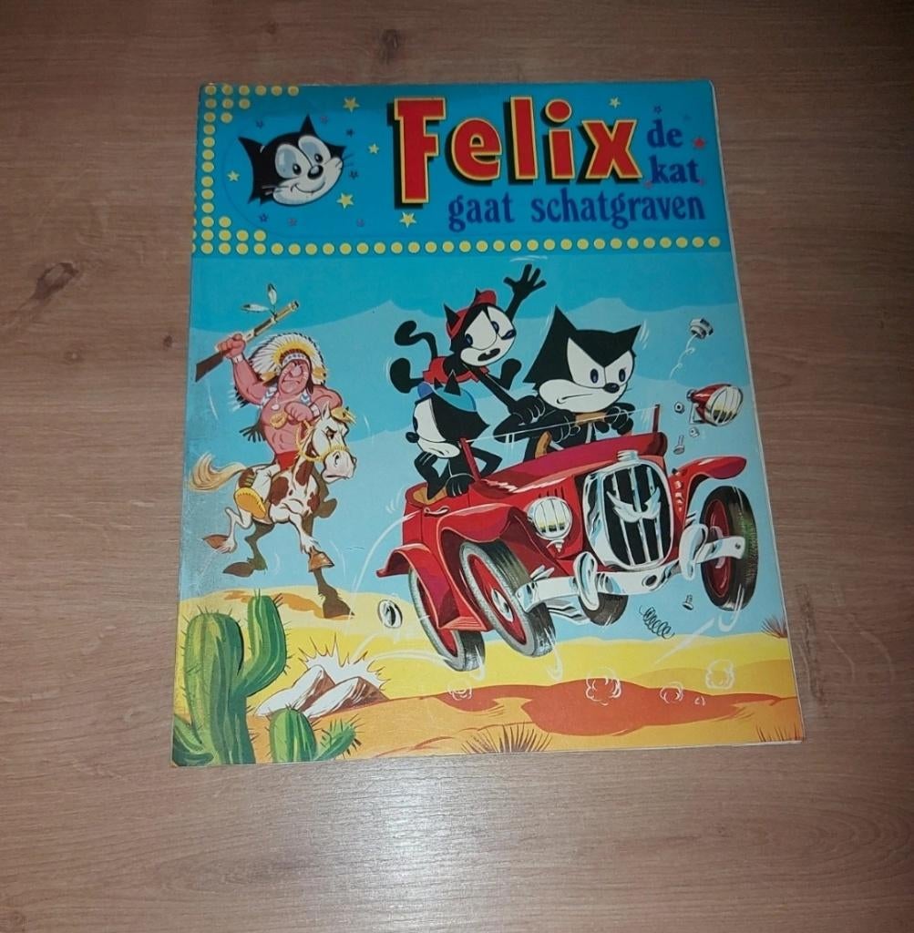 Felix gaat schatgraven, Boeken, Eén stripboek, Ophalen of Verzenden, Gelezen