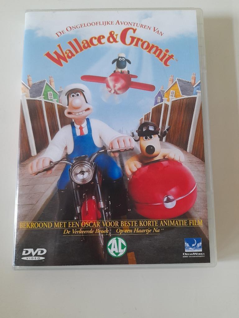 Dvd De Ongelooflijke Avonturen van Wallace en Gromit, Poupées ou Stop motion, Enlèvement ou Envoi, Tous les âges, Comme neuf