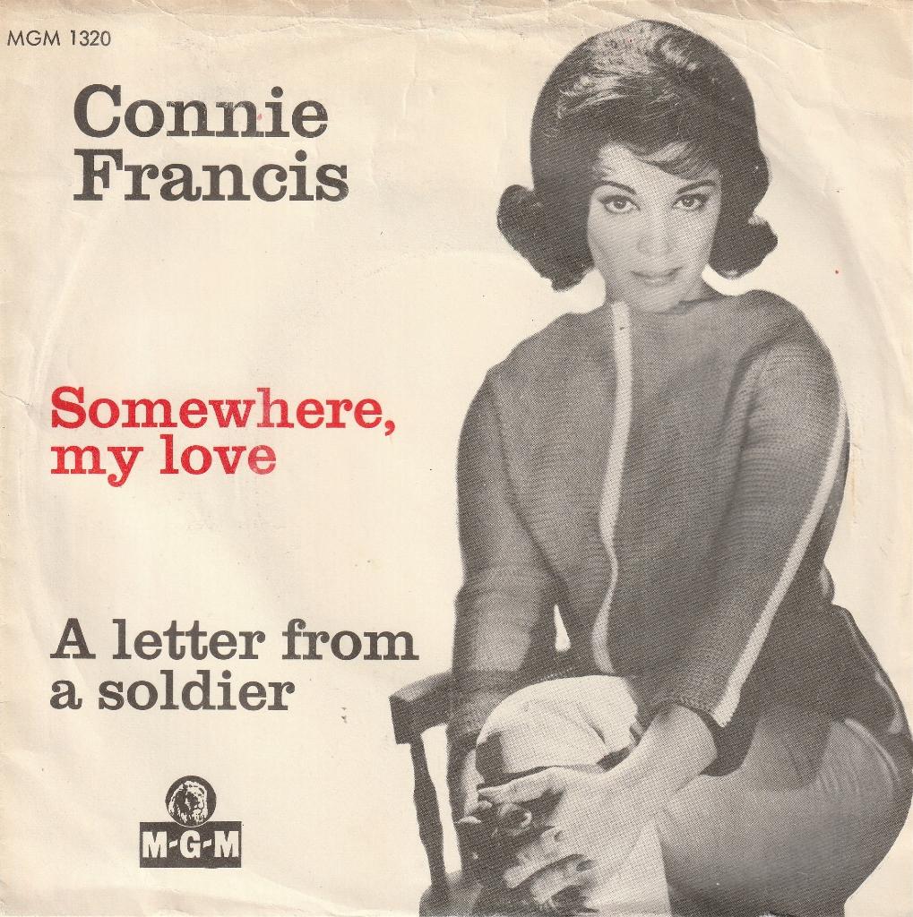 Connie Francis - Somewhere, my love, Ophalen of Verzenden, Gebruikt, Pop