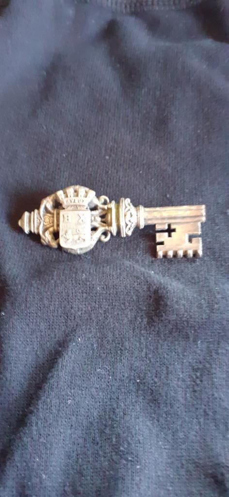 §  Ancienne broche bayeux (18), Enlèvement ou Envoi, Utilisé, Argent, Argent