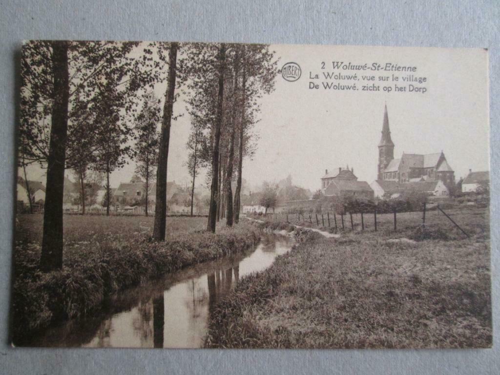 oude postkaart Woluwé -st-Etienne, Envoi