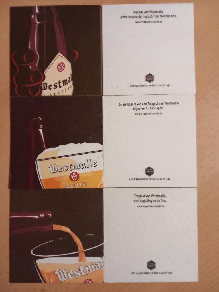 Bierviltjes Westmalle (109), Ophalen of Verzenden