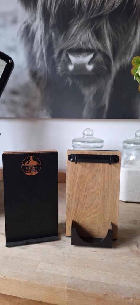 Tafel houder voor bierviltjes en Menuboek, Verzamelen, Ophalen, Nieuw