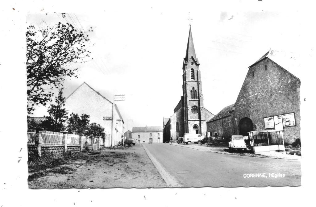 Corenne NA3: L' Eglise, Collections, Envoi, 1940 à 1960, Non affranchie, Namur