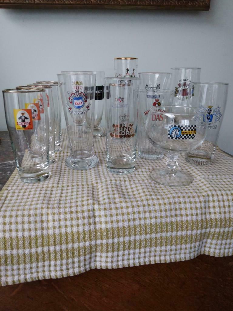 Diverse bierglazen 0.25€ tot 1€, Enlèvement, Comme neuf
