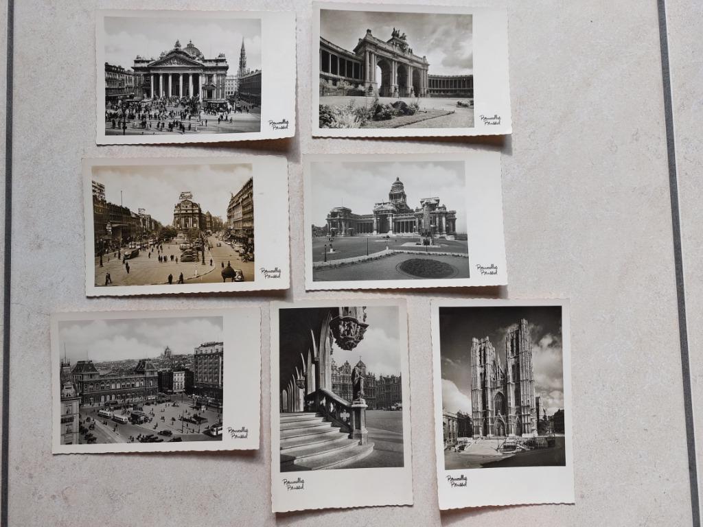 lot van 7 oude postkaarten van Brussel (uit dezelfde reeks), Verzamelen, Postkaarten | België, Verzenden