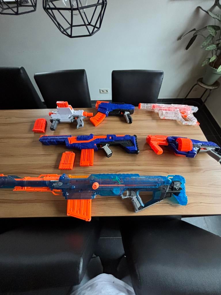 nerf geweren, Ophalen, Gebruikt