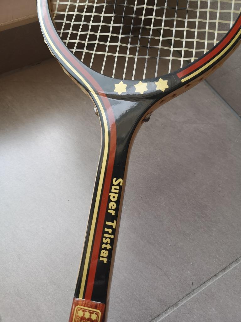 Raquette de tennis Rucanor vintage., Enlèvement, Comme neuf, Raquette, Autres marques