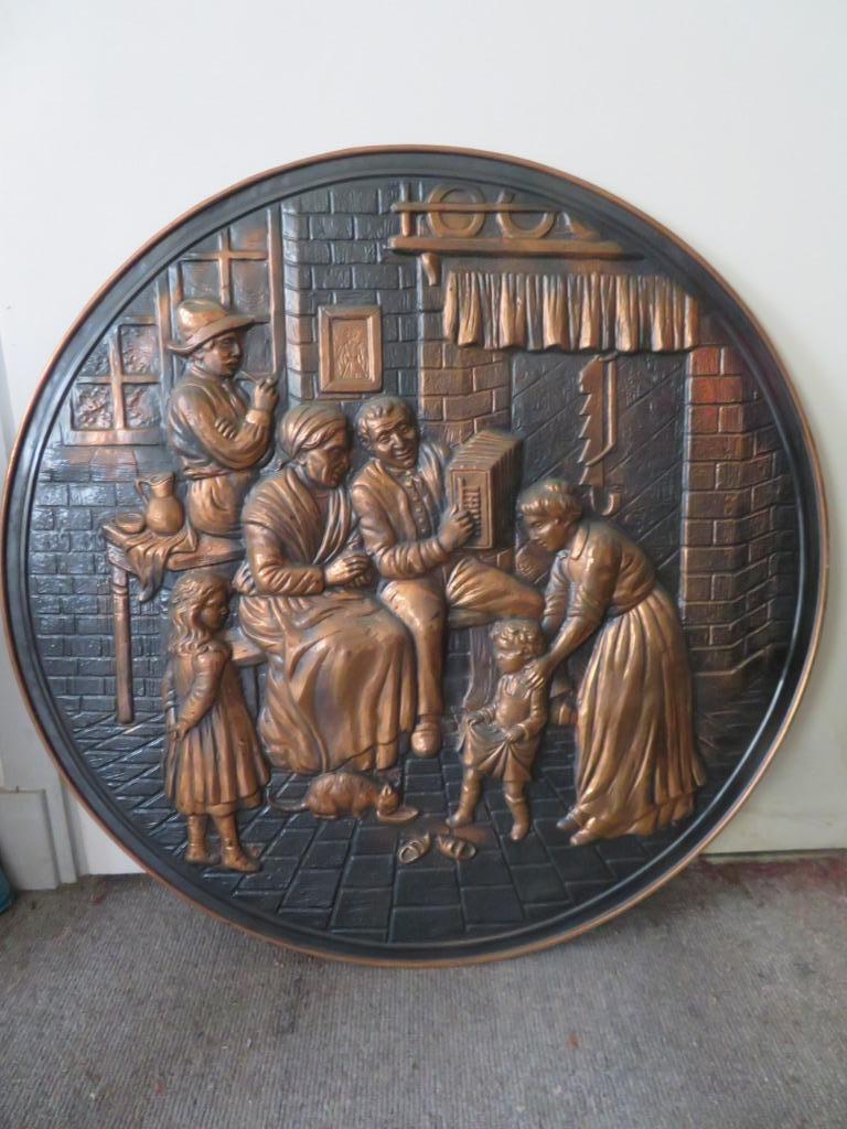 Koperen wandplaat, Enlèvement, Neuf
