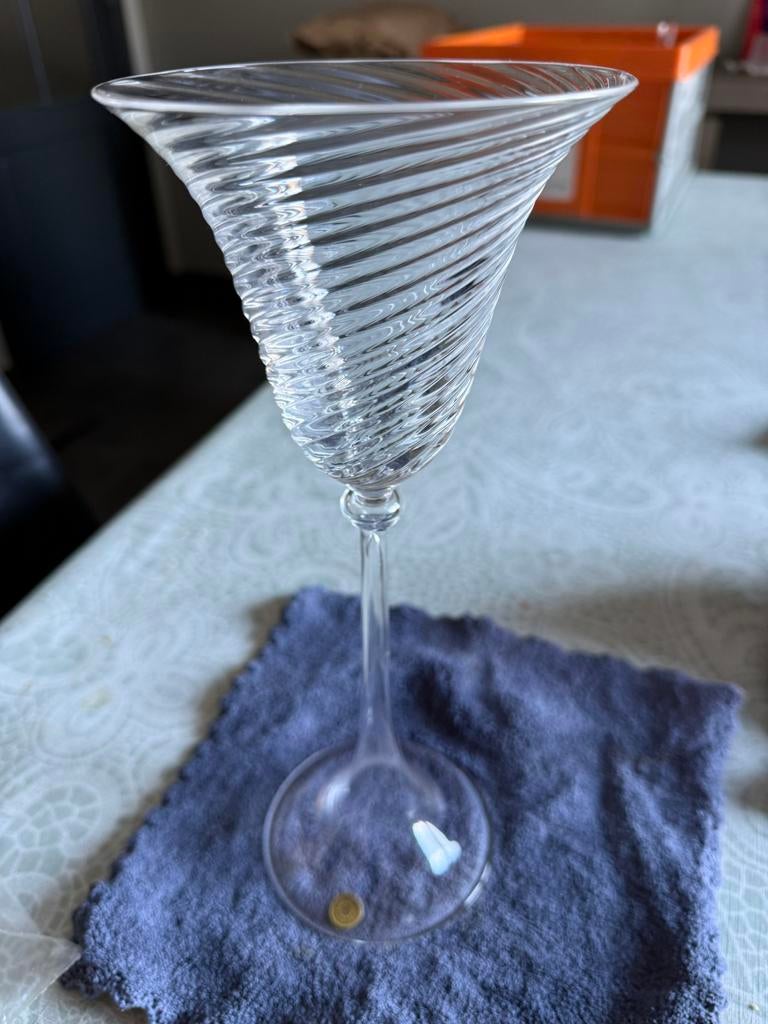 Verre des compagnons cristal val saint lambert, Ophalen