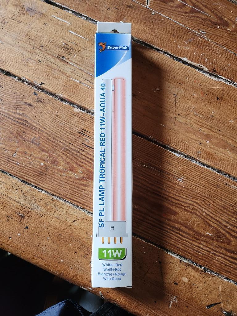 SuperFish Tropical Red 11w aquariumlamp, Dieren en Toebehoren, Ophalen of Verzenden, Nieuw, Verlichting of Verwarming