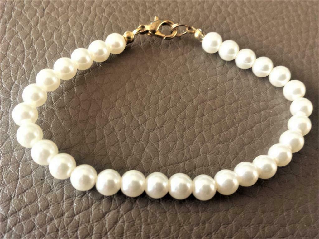 armband parels, Ophalen of Verzenden, Zo goed als nieuw
