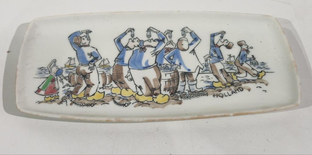 Koninklijk Goedewaagen Gouda Holland schaal haring vrolijk, Enlèvement ou Envoi
