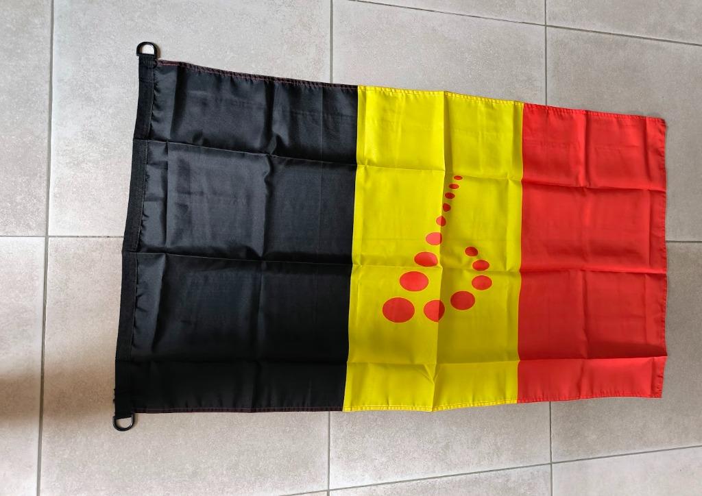 Belgische vlag - logo Brussels Airlines, Verzamelen, Ophalen