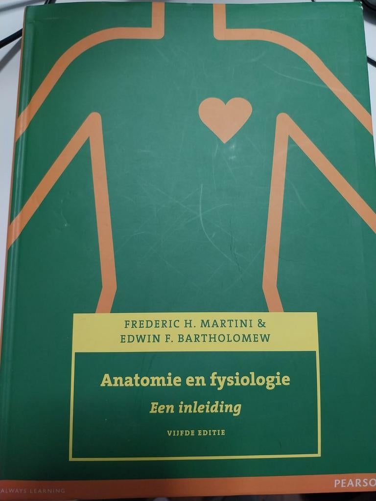 Boek: anatomie en fysiologie, Boeken, Studieboeken en Cursussen, Ophalen of Verzenden, Zo goed als nieuw, Frederic H. Martini; Edwin F. Bartholomew