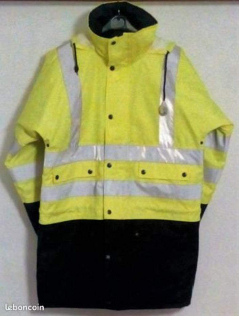 Blouson doublé veste travail sécurité fluo jaune, Envoi, Neuf, Femmes, Manteau