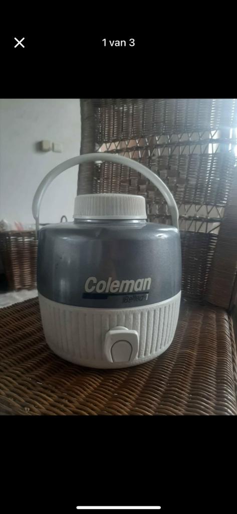 Coleman waterjug, Ophalen of Verzenden, Gebruikt, Koelbox
