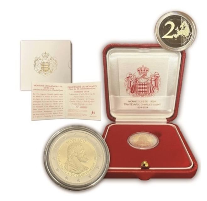 2 euro commémorative Monaco 2016 à 2025, Collections, Envoi