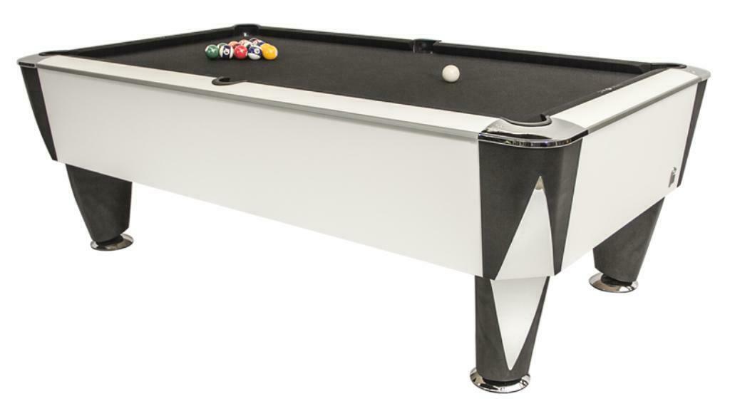 Pooltafel Sam, kleur: Wit  -> ZATERDAG OPEN, Sport en Fitness, Verzenden, Nieuw, Pooltafel