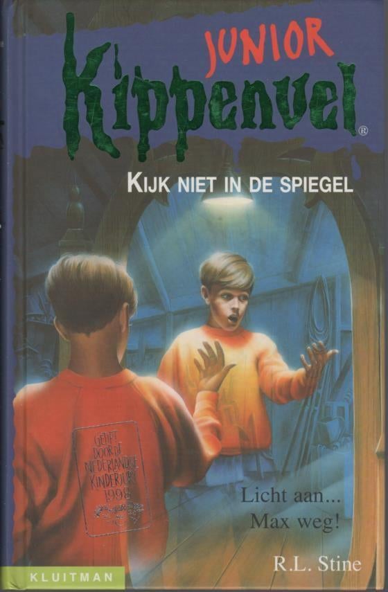 kippenvel junior, R.L. Stine: Kijk niet in de spiegel, Fictie algemeen, Verzenden, Zo goed als nieuw, R.L. Stine