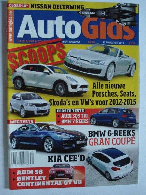 AutoGids 856 Bentley Continental GT V8/Audi S8/SQ5 TDI/Nissa, Envoi, Utilisé, Général