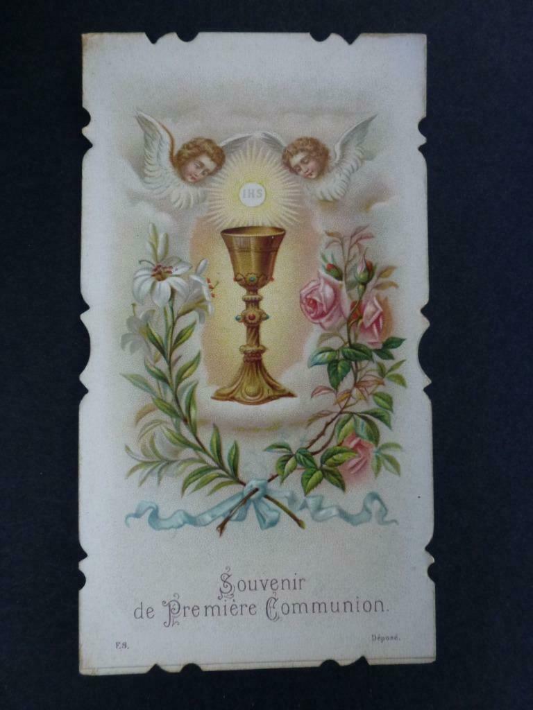 bidprentje première communion Maurice Thielens 1903, Verzamelen, Verzenden, Bidprentje
